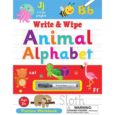 Write & Wipe Animal Alphabet (New)