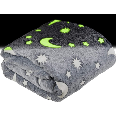 Glow in the Dark Galaxy Throw